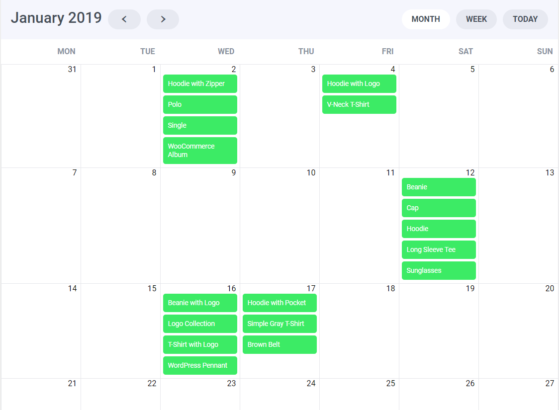 Calendar Anything WordPress Plugin